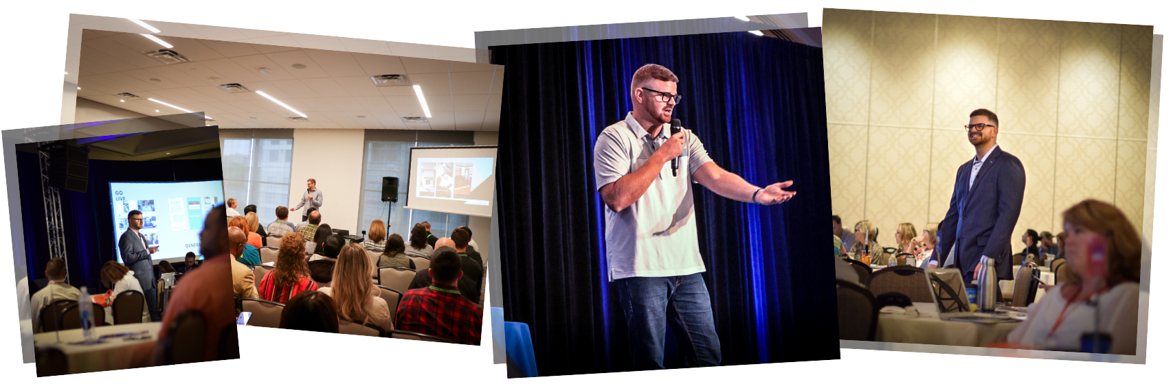 Jonathan Hawkins Speaking on Stage